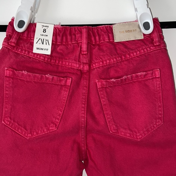 NWT Mom fit Zara pink jeans 8 - Picture 4 of 6